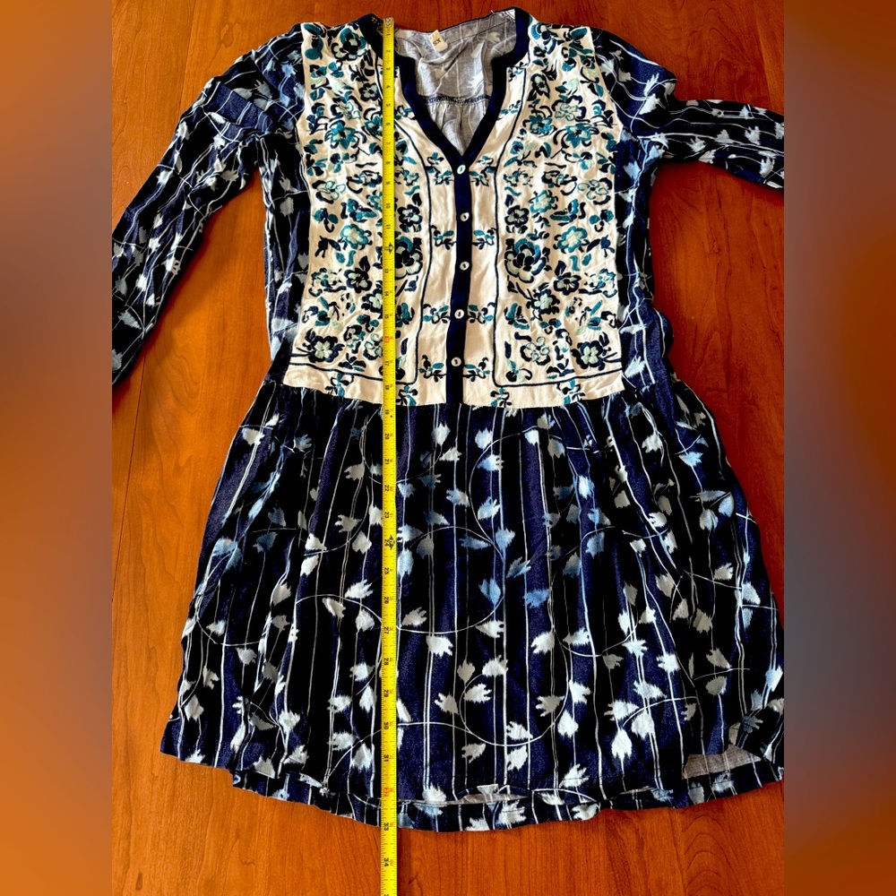 Anthropologie | Semele Floral Embroidered Shirtdress - Picture 14 of 14